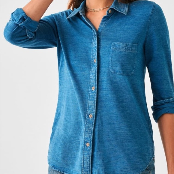 Faherty Sunwashed Knit Shirt - Picture 2 of 4